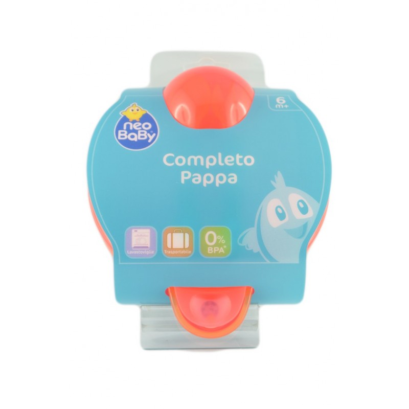 8058664049479 Neo Baby Completo Pappa Con Posate 1pz
