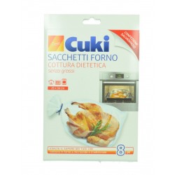 8003980140317Cuki Sacchetti Forno - Cottura Dietetica Senza Grassi 8pz
