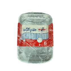 8021719141411Ottimo Teglia Alluminio 6 Porzioni 2pz