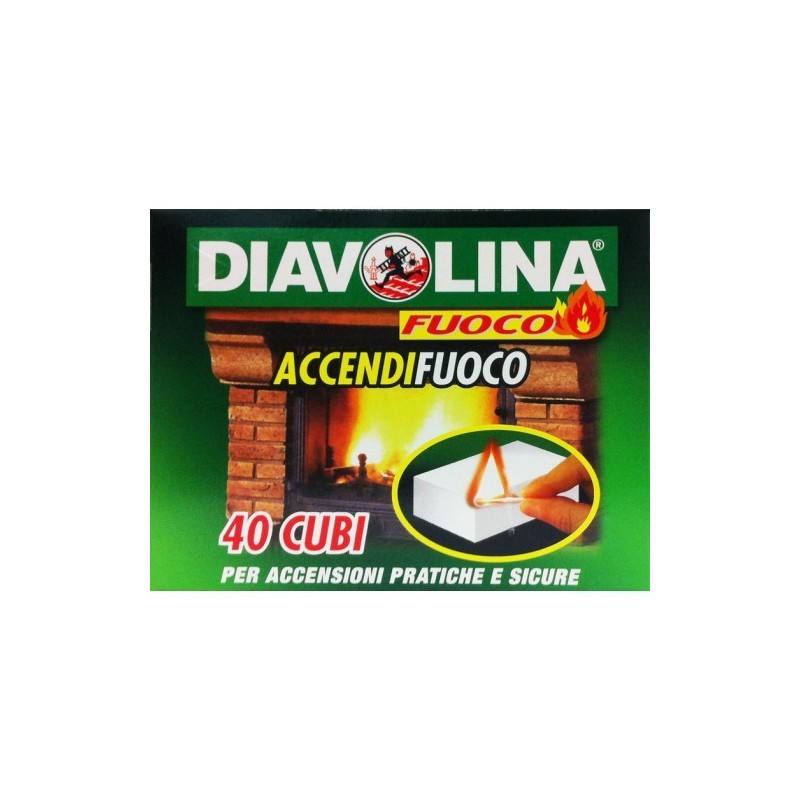 8002840153009 Diavolina Accendifuoco 40pz 8002840153009 Diavolina Accendifuoco 40pz