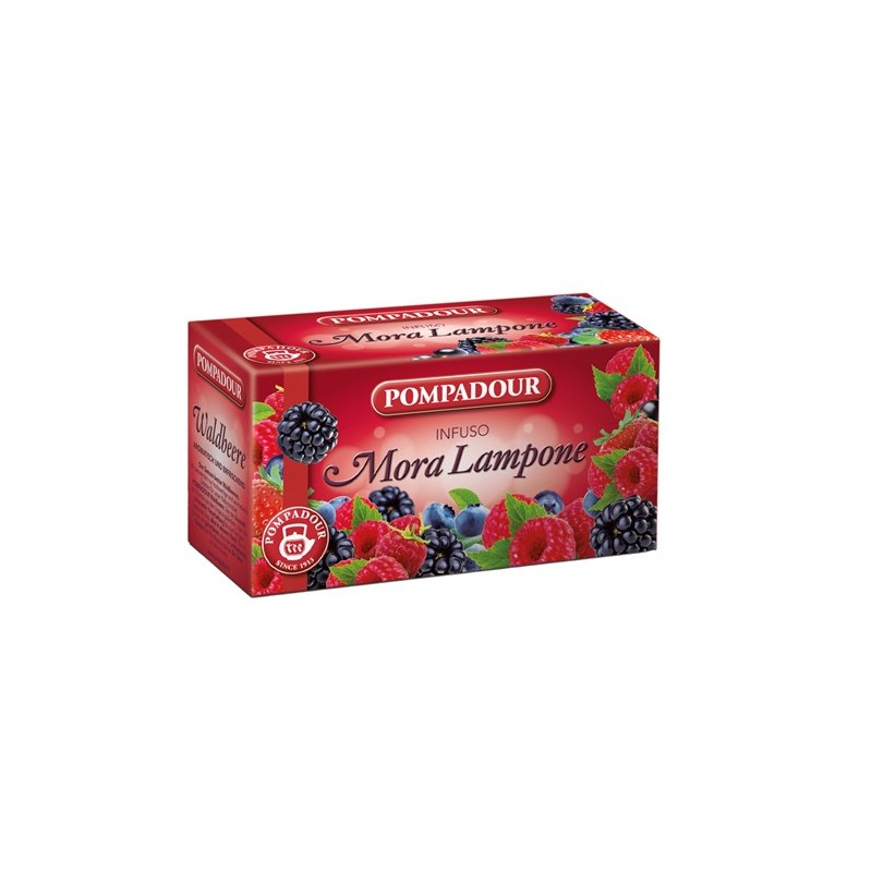 4009300050230Pompadour Infuso Mora E Lampone 20 Filtri