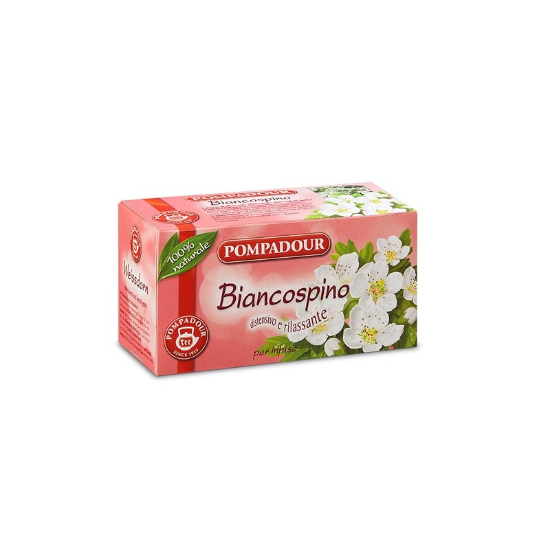 Pompadour Infuso Biancospino 20 Filtri