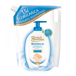 8007750006995Spuma Di Sciampagna Sapone Liquido Eco-Ricarica Marsiglia 1500ml