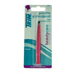071603082410Trim Pinzetta Inox Smaltata Rosa 5-74bi 1pz
