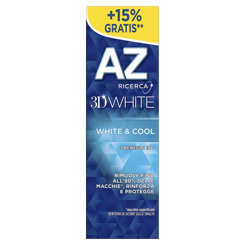 AZ DENTIFRICIO 3D WHITE & COOL 65+10ML