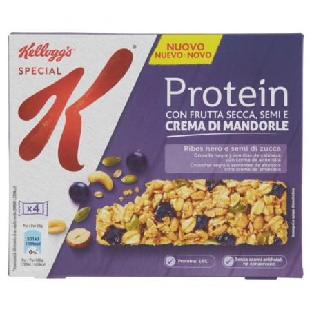 5053827190015Special K Protein Ribes Nero/Semi Di Zucca 4x28gr