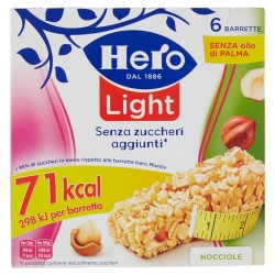 8000080002101Hero Light Muesly Nocciole 6x20gr