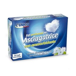 8024943001865L'unico Fogli Asciugatrice Con Ammorbidente 20pz