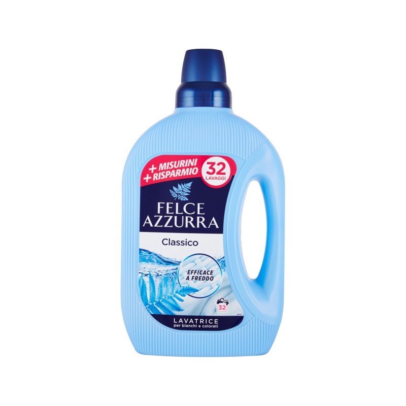 8001280409578Felce Azzurra Liquido Lavatrice Classico 32 Misurini 1595ml