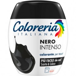 Coloreria Italiana Colorante Per Tessuti Nero Intenso 350gr