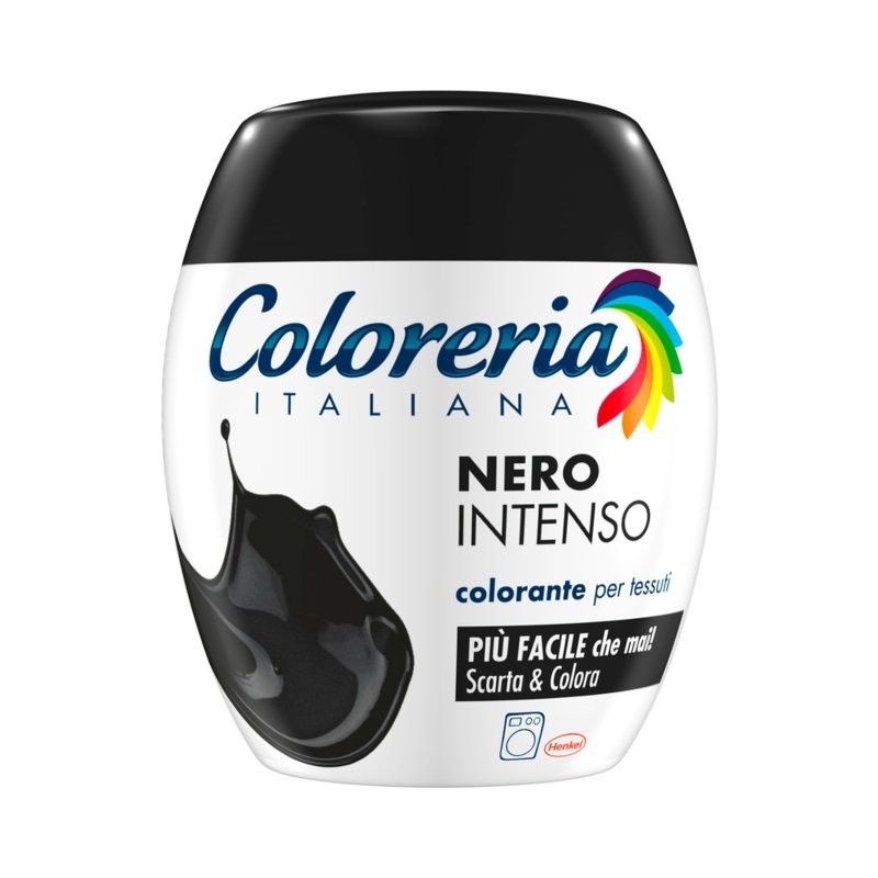 Coloreria Italiana Colorante Per Tessuti Nero Intenso 350gr