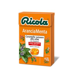 7610700607251Ricola Caramelle Arancia E Menta Senza Zucchero 50gr