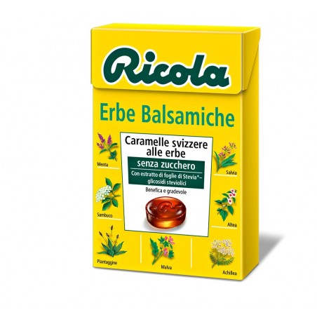 7610700901007Ricola Caramelle Erbe Balsamiche Senza Zucchero 50gr