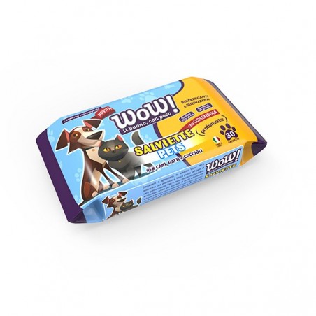8007091005923Wow Salviettine Cani E Gatti 30pz