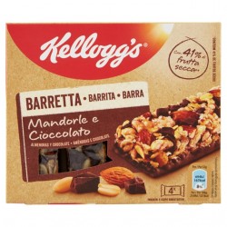 Kellogg's Barrette Mandorle Cioccolato 4x32gr