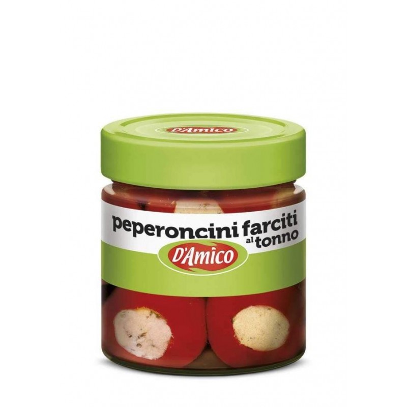 8005695000450 D'amico Peperoncini Farciti Con Tonno 190gr
