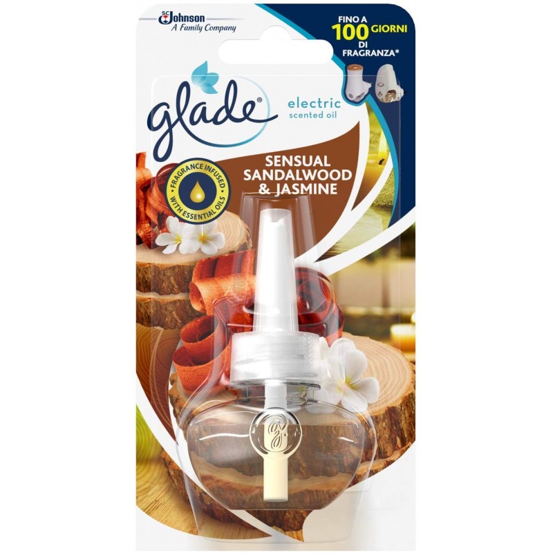 5000204116472Glade Elettrico Ricarica Sensual Sandalwood E Jasmine 20ml