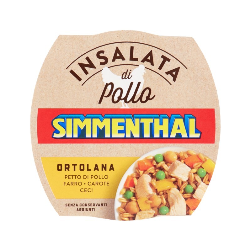 8004030925007 Simmenthal Insalata Di Pollo Ortolana Con Farro Carote E Ceci 160gr 8004030925007 Simmenthal Insalata Di Pollo Ortolana Con Farro Carote E Ceci 160gr