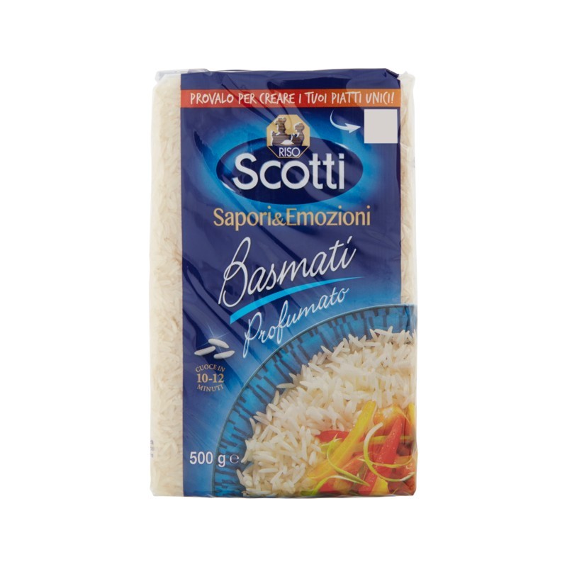 8001860000034Scotti Sapori E Emozioni Riso Basmati Profumato 500gr