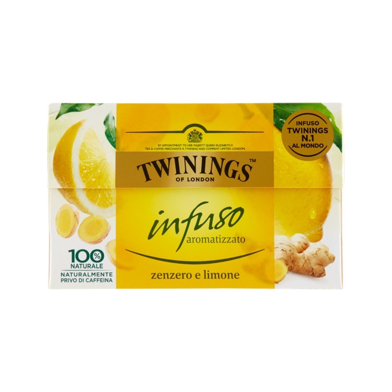 0070177177515Twining Infuso Zenzero E Limone 20 Filtri 30gr