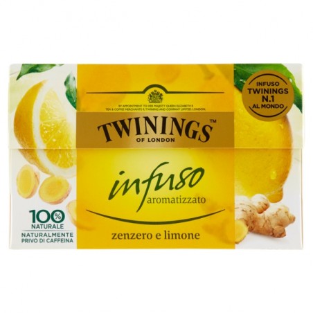 0070177177515Twining Infuso Zenzero E Limone 20 Filtri 30gr