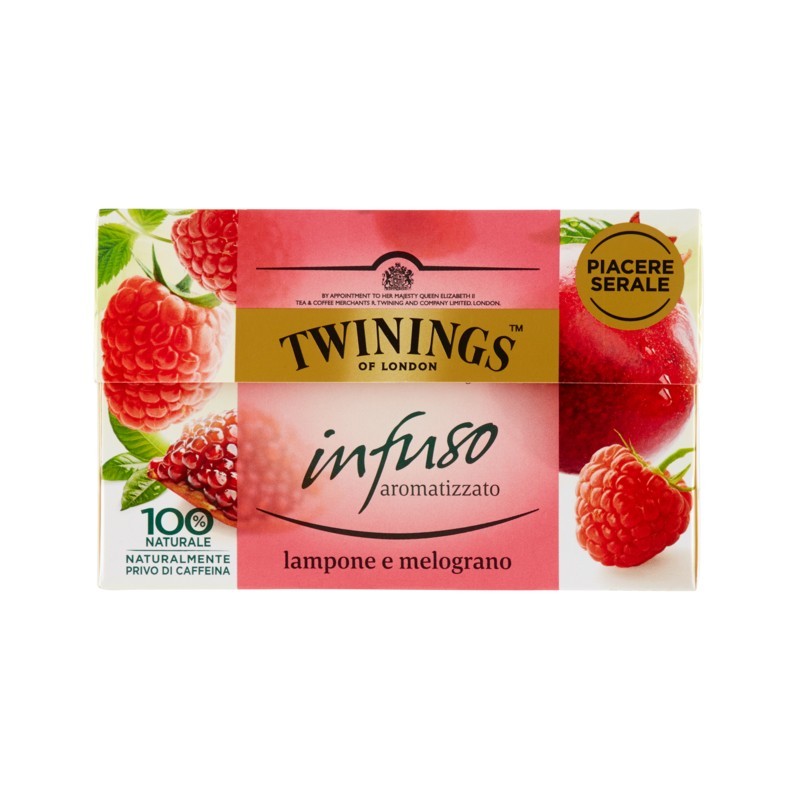 0070177177454Twining Infuso Lampone E Melograno 20 Filtri 40gr