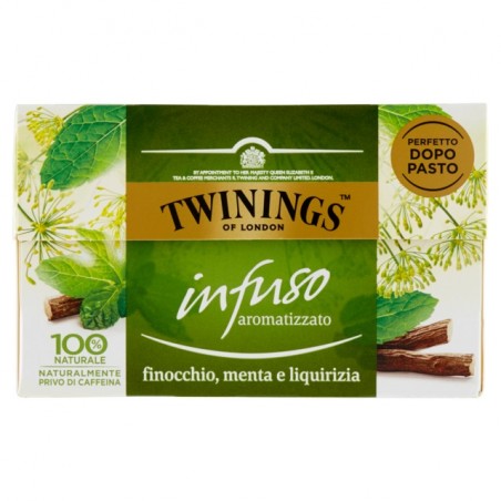 0070177177485Twining Infuso Finocchio, Liquirizia E Menta 20 Filtri 40gr