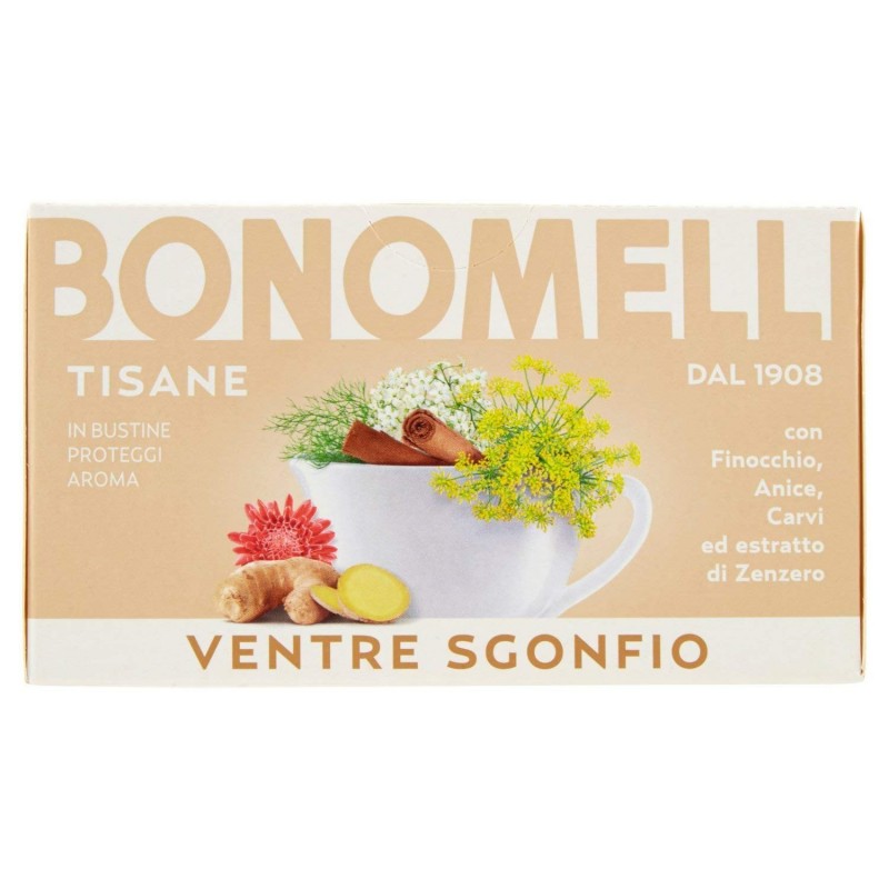 Bonomelli Tisana Ventre Sgonfio 16 Filtri 32gr