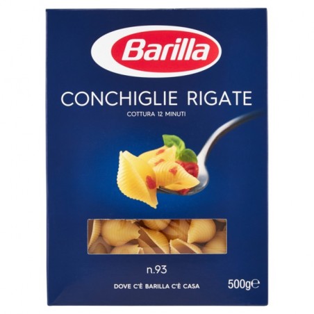 8076802085936Barilla 093 Conchiglie Rigate 500gr