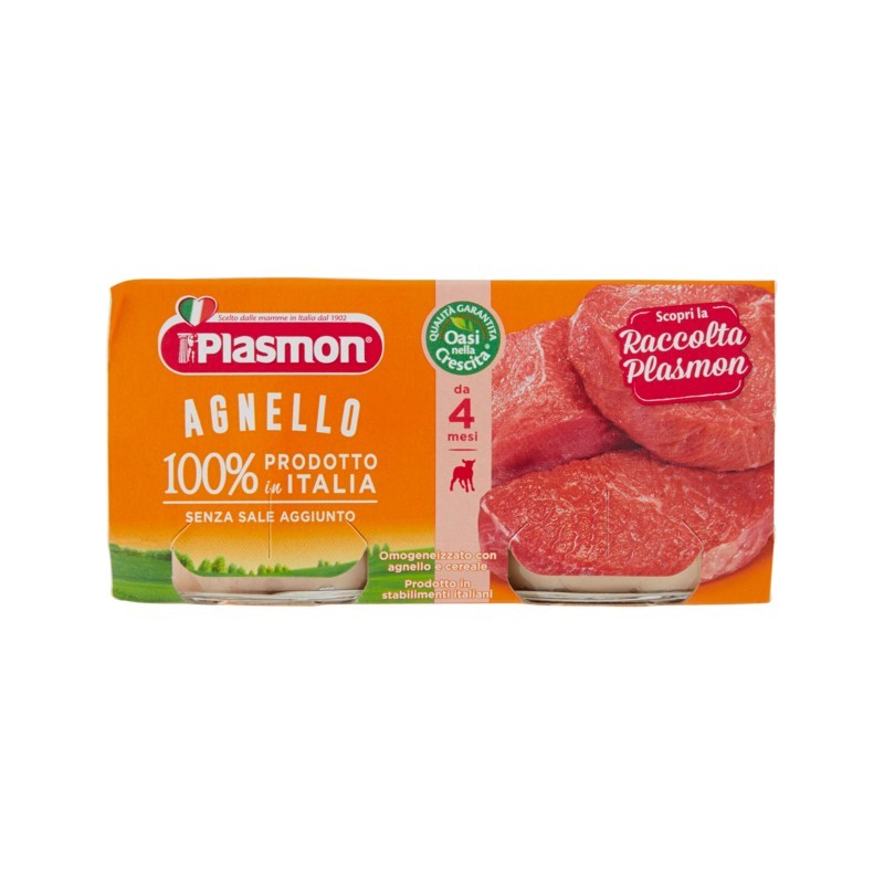 8001040011034Plasmon Omogeneizzato Agnello 2x80gr