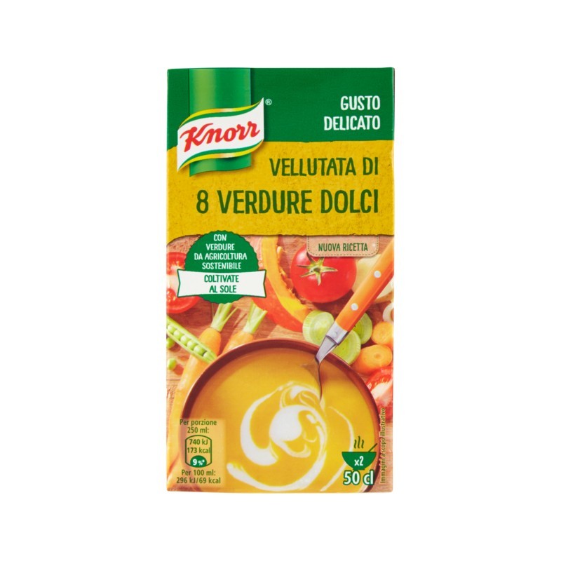 8714100755815 Knorr Vellutata Di 8 Verdure Dolce Brick 500ml 8714100755815 Knorr Vellutata Di 8 Verdure Dolce Brick 500ml