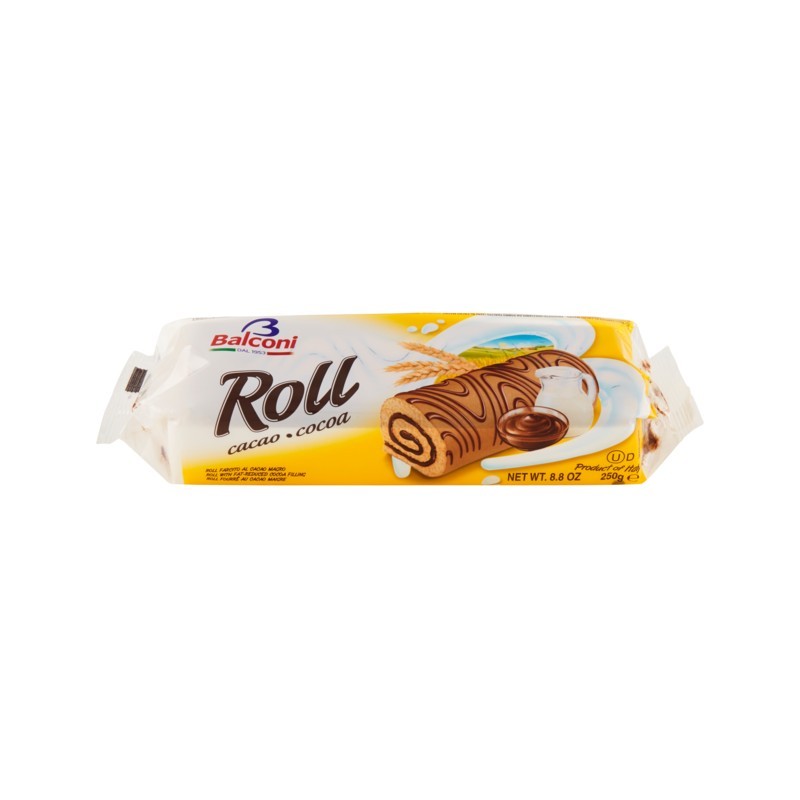 8001585002108Balconi Roll Cacao 250gr
