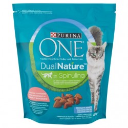 7613036254984Purina One Cat Crocchette Dualnature Salmone 400gr