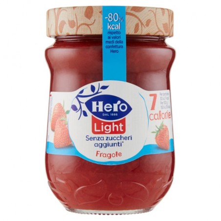 8000080004327Hero Light Confettura Fragole 280gr