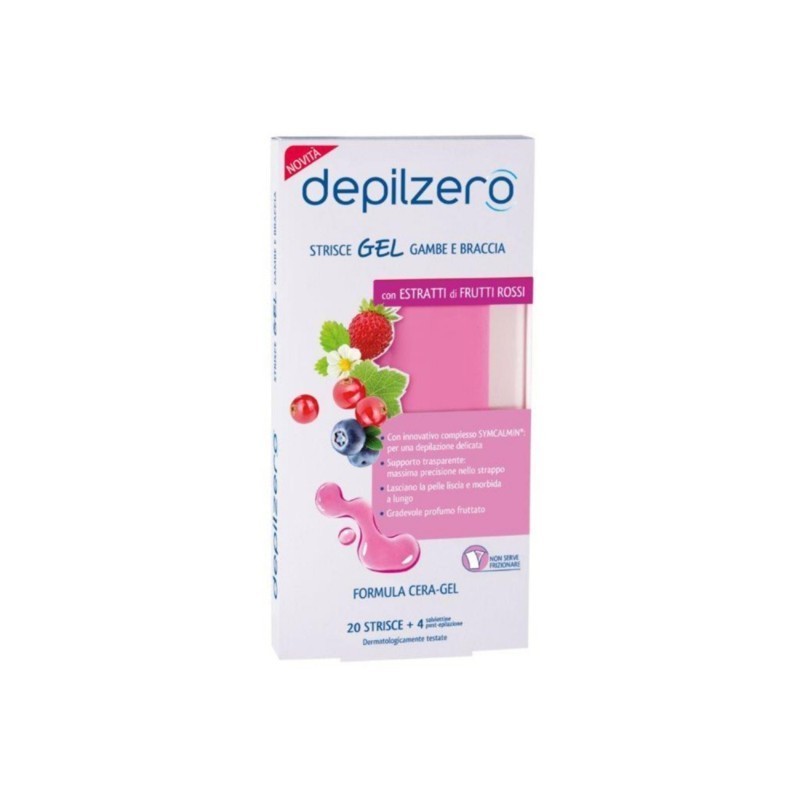 8008970048710Depilzero Strisce Gel Gambe E Braccia 20pz