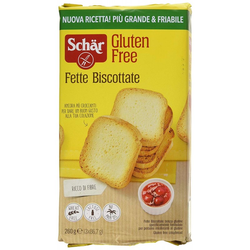 8008698028551Schar Gluten Free Fette Biscottate 260gr 8008698028551Schar Gluten Free Fette Biscottate 260gr