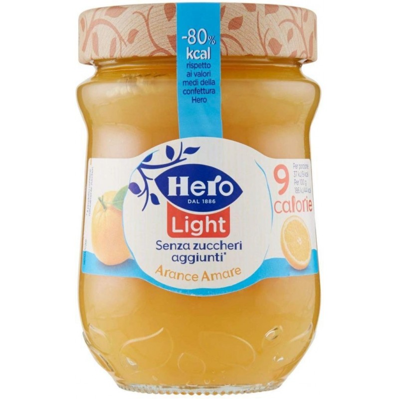 8000080004341Hero Light Confettura Arance Amare 280gr