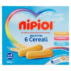 Nipiol Biscotto 6 Cereali 360gr