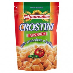 8002333007918Panealba Crostini Non Fritti Gusto Pomodoro E Basilico 100gr
