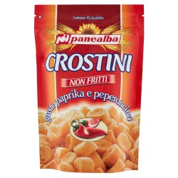 8002333009516Panealba Crostini Paprika E Peperoncino 80gr
