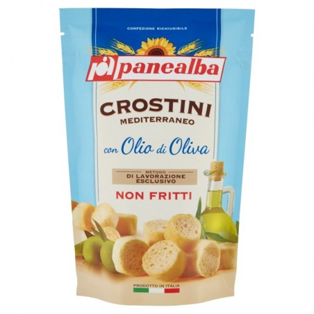 8002333009486Panealba Crostini Gusto Mediterraneo 80gr