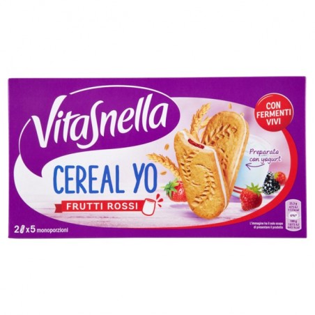 7622210089885 Vitasnella Cereal Yo Frutti Rossi 5x50,6gr