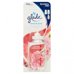 5000204958102GLADE SENSE & SPRAY RICARICA LUSCIOUS CHERRY & POENY 18ML