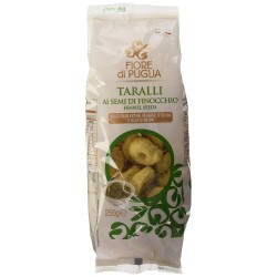 8015592000989Fiore Di Puglia Taralli Gusto Ai Semi Di Finocchio 250gr