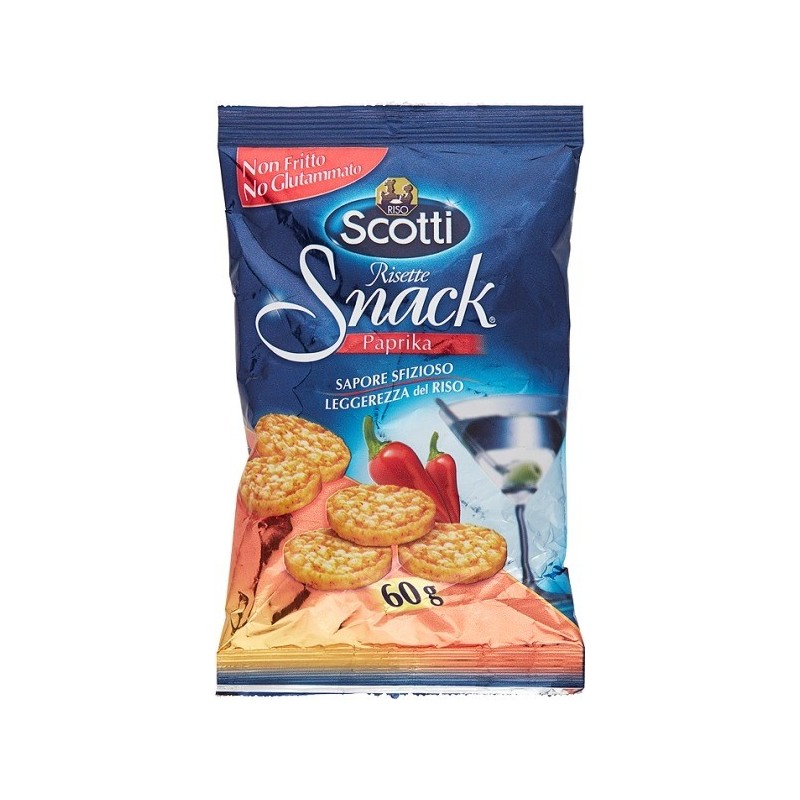 8001860258459Scotti Risette Snack Paprika 60gr