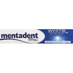 Mentadent Dentifricio White System New 75ml