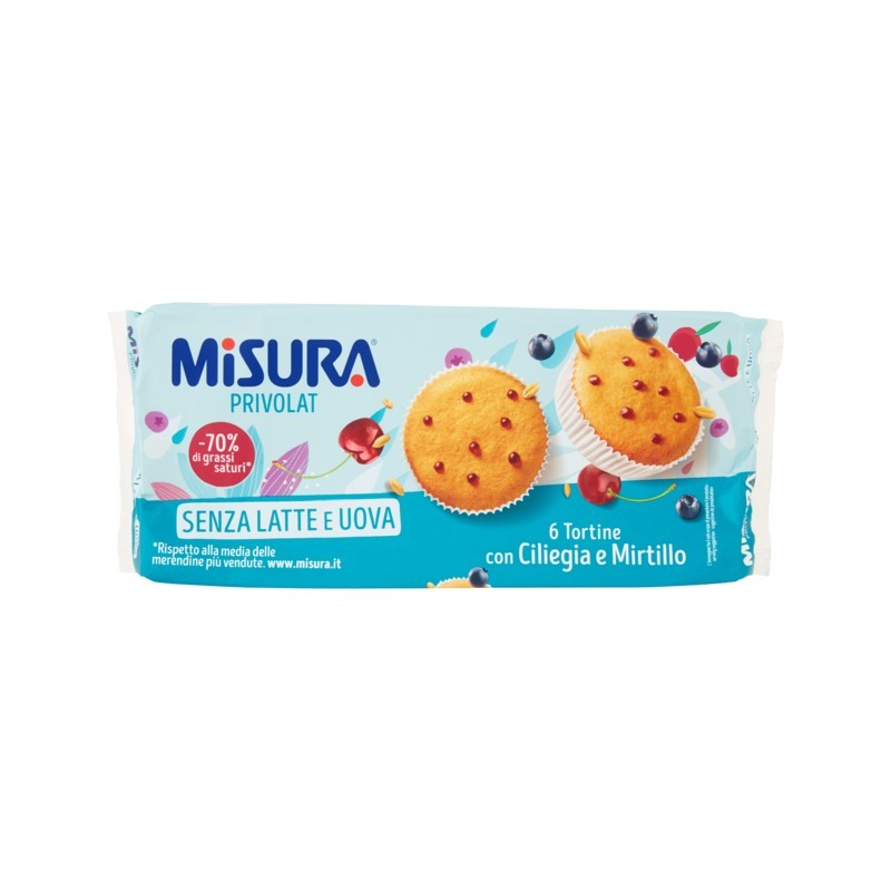 8002590022860Misura Privolat Tortina Ciliegia E Mirtillo 290gr