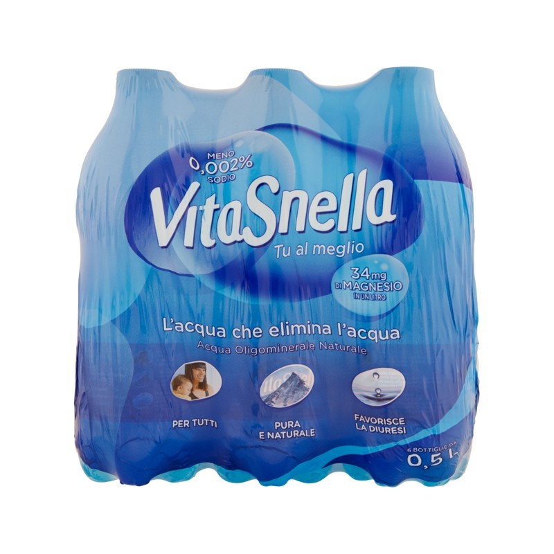 Vitasnella Acqua Minerale Pet 6x500ml