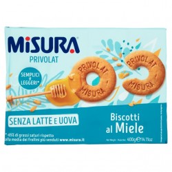 8002590043483Misura Privolat Biscotti Al Miele 400gr