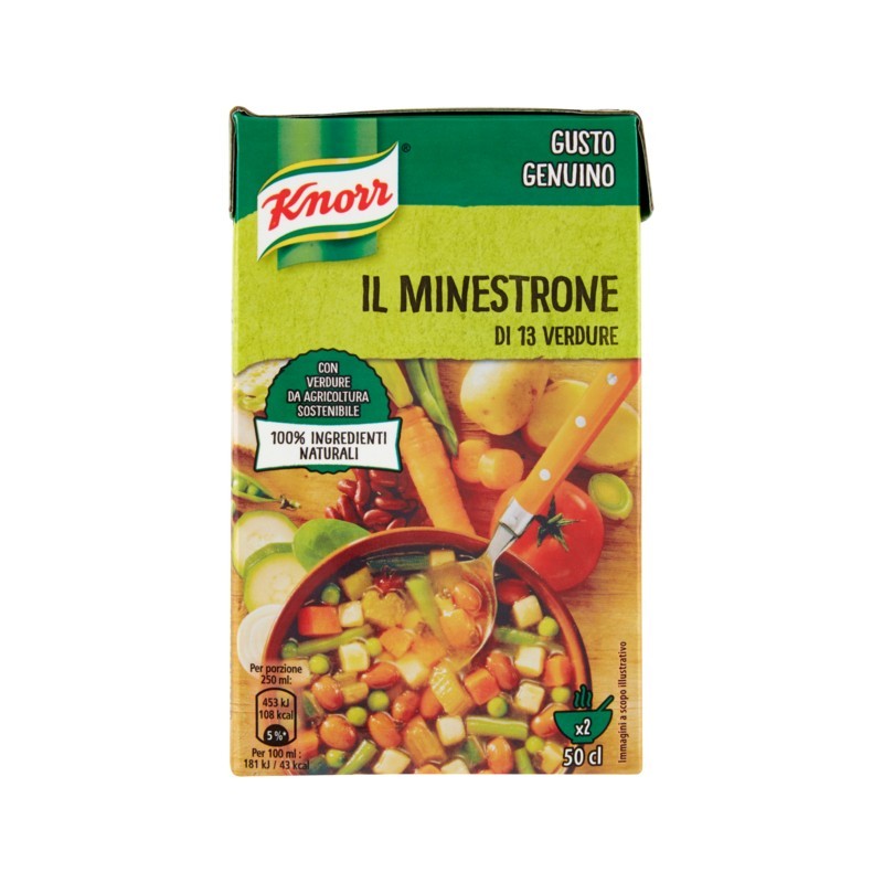 Knorr Minestrone Tradizionale 13 Verdure 500ml